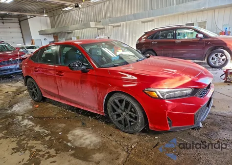 2025 Honda Civic Sport z USA, uszkodzony, nr VIN 2HGFE2F5XSH588158